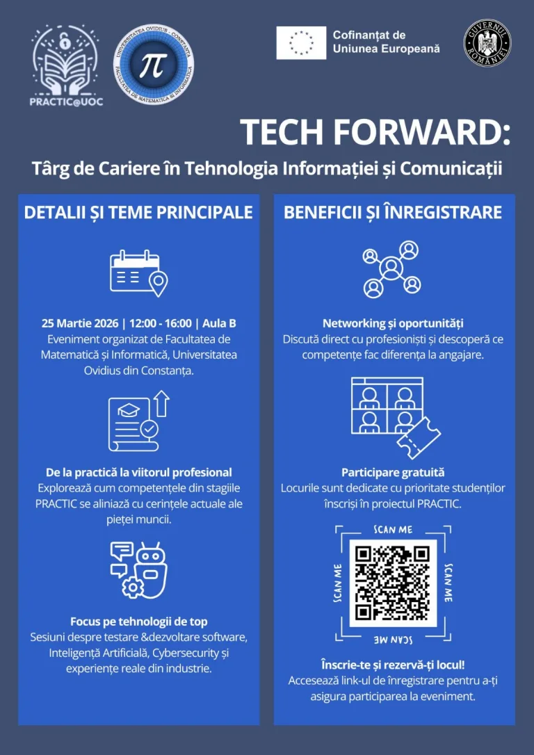 TECH FORWARD - Targ de cariere in Tehnologia Informatiei si Comunicatii